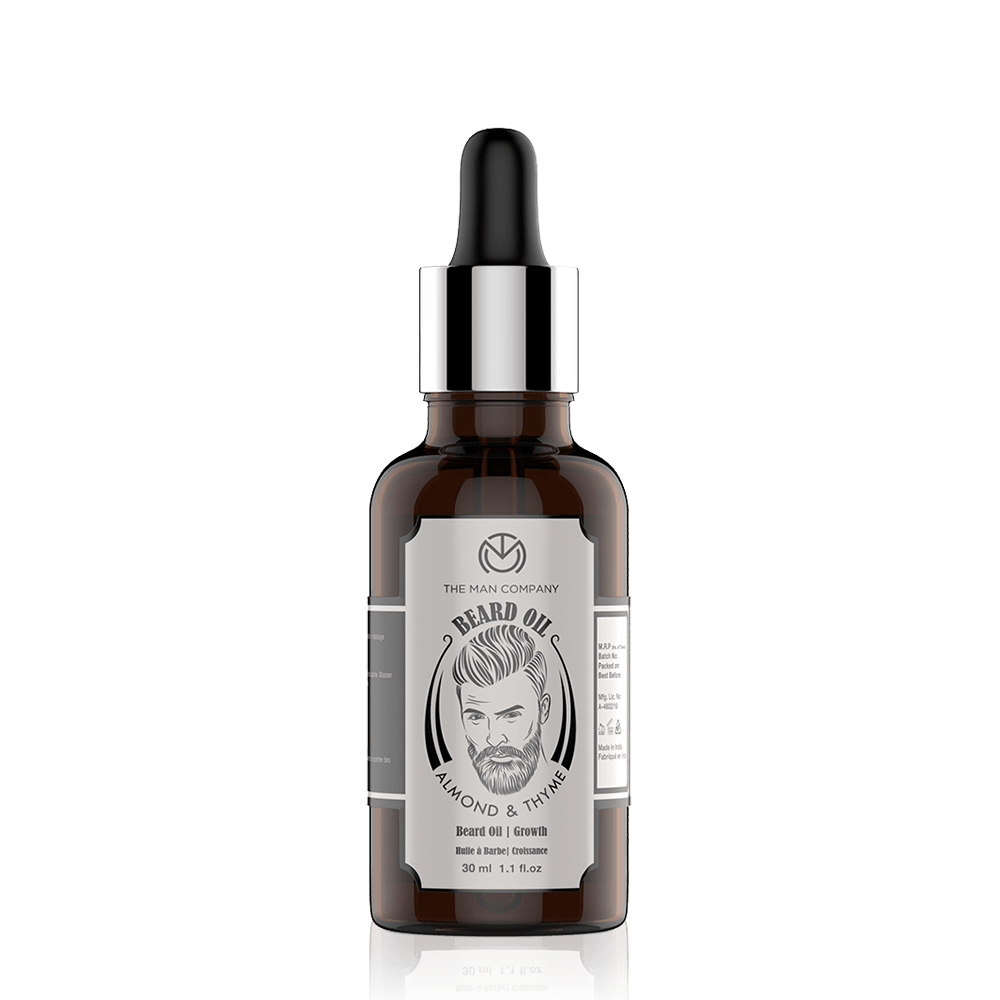 BEARD OIL | ALMOND & THYME – The Man Company Test